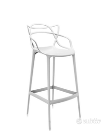 Sgabello Kartell Masters stool bianco nuovo