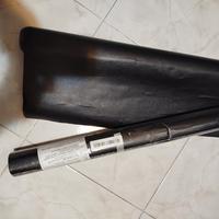 2 rotoli ecopelle nera autoadesiva 50x300