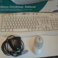 Tastiera + mouse LOGITECH Cordless Desktop Deluxe