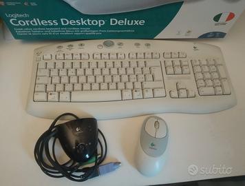 Tastiera + mouse LOGITECH Cordless Desktop Deluxe