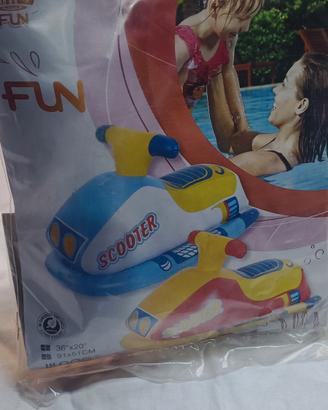Canotto Moto d'acqua gonfiabile bambini 91x51