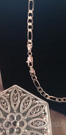 Maxi Collana Figaro cm70 Argento925  gr.16,5 