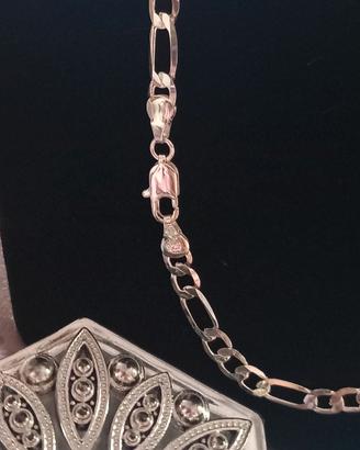 Maxi Collana Figaro cm70 Argento925  gr.16,5 