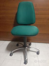 Poltrona ufficio colore verde