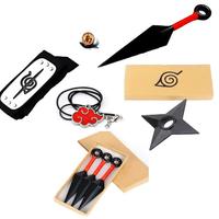 Set 8 pezzi cosplay 4 Kunai Shuriken Anello