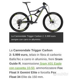 Trigger carbon 2 2018 taglia M 27,5
