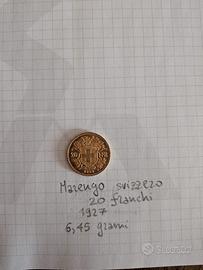 Marengo svizzero d'oro