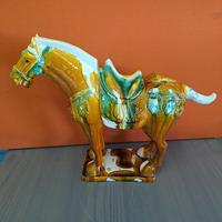 statua cavallo cinese smaltata