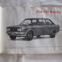 FIAT 131 RACING CL L Manuale USO MANUTENZIONE 1980