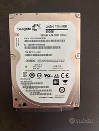 Hard Disk Western Digital 2.5” – 500 GB – SATA