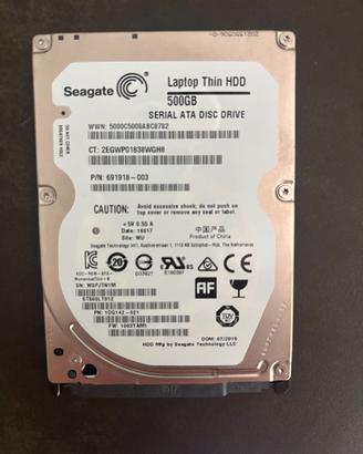 Hard Disk Western Digital 2.5” – 500 GB – SATA