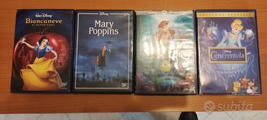 Biancaneve, Mary Poppins, La Sirenetta,Cenerentola