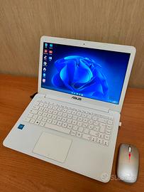 Pc Portatile Asus VivoBook White Slim SSD Perfetto