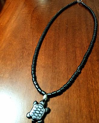 COLLANA DI PERLINE DI TARTARUGA ORIGINALE 