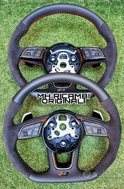 Volante Piatto Audi RS S Alcantara e Pelle 2016-25