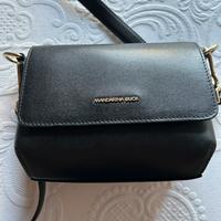 Borsa in pelle nera Mandarina Duck