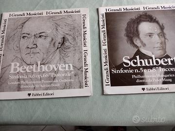Coppia di LP- 33 giri in vinile di musica classica