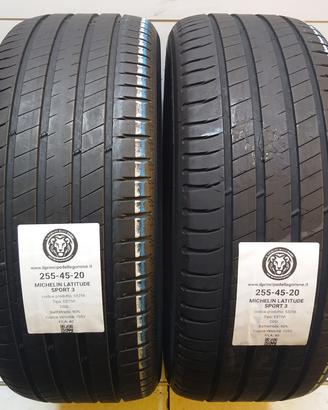 2 GOMME 255 45 20 MICHELIN A53256