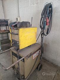 Saldatrice 380w con torcia e carrello incluso