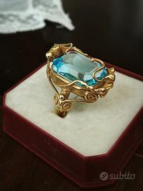 Anello in oro realizzazione artigianale 