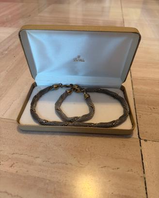 Parure collana bracciale De Wan gioiello