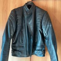 Giubbotto pelle biker taglia M