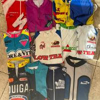 Maglie ciclismo varie  giacchino smanicati