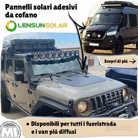 Pannello solare da cofano per van o fuoristrada