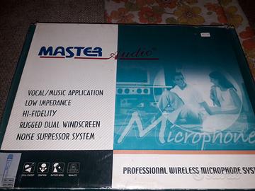 Master audio professional microphone system