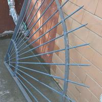 Elemento ringhiera in ferro zincato