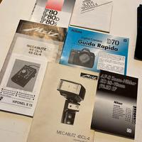 Libretti istruzioni vari Fotografia