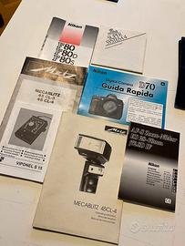 Libretti istruzioni vari Fotografia