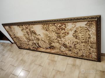 ARAZZO CON CORNICE IN LEGNO