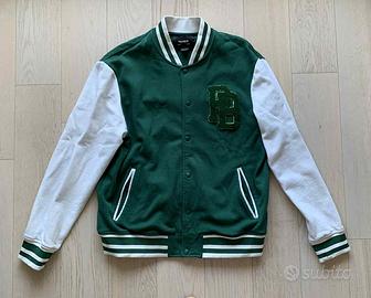 PULL&BEAR, Giubbino Colore Verde/Bianco, tg L
