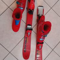 sci e scarponi bambino/a 3-5 anni