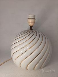 Lampada vintage anni 60 in ceramica