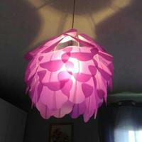 Lampadario fucsia