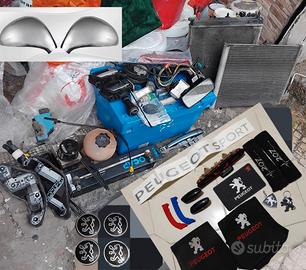 lotto intero ricambi piu accessori peugeot 207 