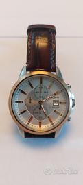 Cronografo Vagary by Citizen - Acciaio e Pelle -  