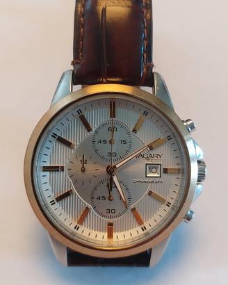 Cronografo Vagary by Citizen - Acciaio e Pelle -  