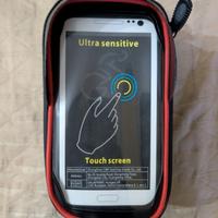 borsa telaio bicicletta porta smartphone 