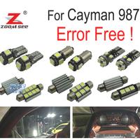 KIT 19 LAMPADE LED INTERNE PER PORSCHE CAYMAN 987 