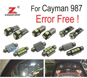 KIT 19 LAMPADE LED INTERNE PER PORSCHE CAYMAN 987 