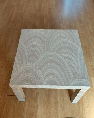 Tavolino Ikea lack decorato
