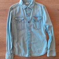 Camicia jeans bambino Blu Kids 10-11 anni