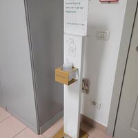 PIANTANA PORTA-DISPENSER IGIENIZZANTE