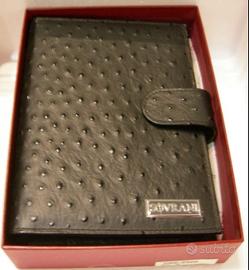 AGENDA, PLANER in raffinatissima pelle di STRUZZO