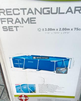 Piscina 3x2 + pompa + copertura