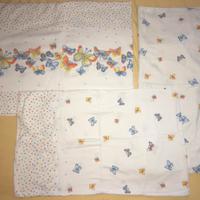 Set lenzuola flanella lettino culla - bimba