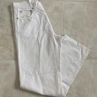 Pantaloni Versace Classici Di Colore Bianco